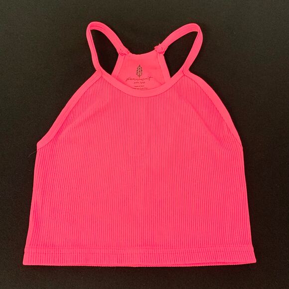 Lot of 2- Pink Victorias Secret - Free People Movement Womens Crop Tops XS Small - Picture 9 of 14